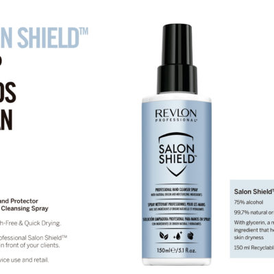 REVLON SALON SHIELD HAND CLEANSER SPRAY 75ºALCOHOL